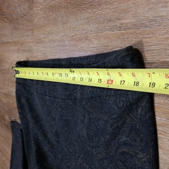 (XL) SP Studio Point Paisley Print Stretch Victorian Skinny Fit Comfy Trendy - Picture 9 of 10